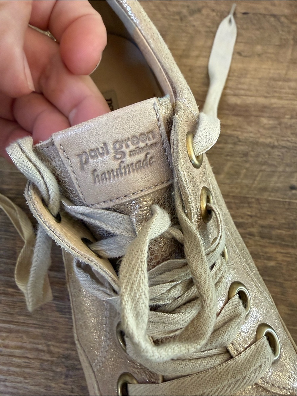Paul Green “Posh” Rose Gold Sneakers US 7.5 - Picture 9 of 11